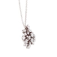 Collana Damiani Donna Mimosa in Oro bianco Diamante 1.07 Ct 20075402 - 20075402